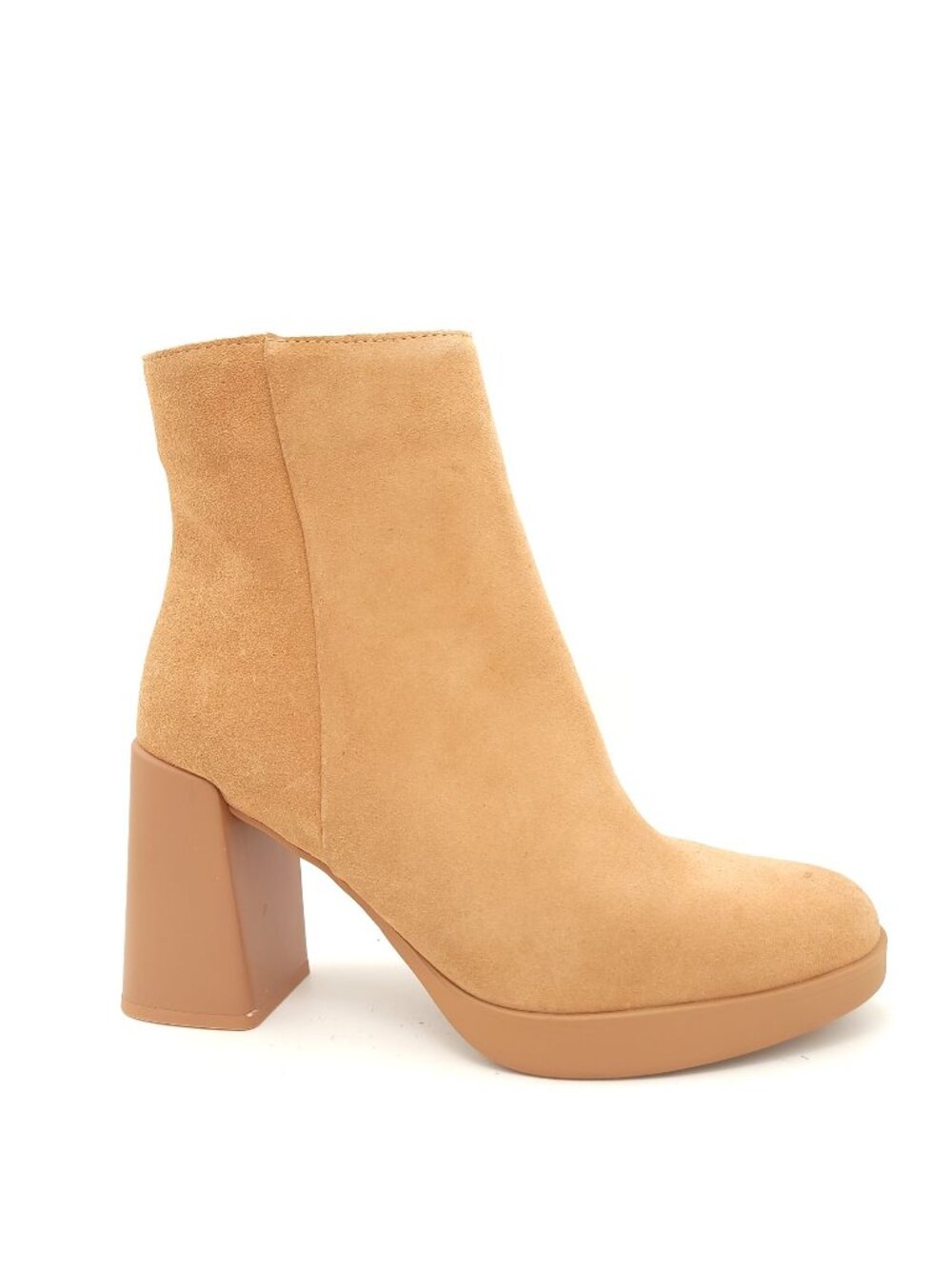 NEW Naturalizer Booties Neutral Tan Suede Retro Chic Minimalist Retro Womens 9